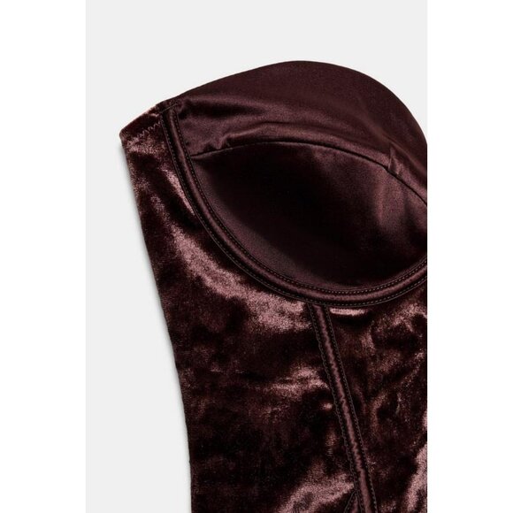 ZARA VELVET CORSET - Picture 8 of 8